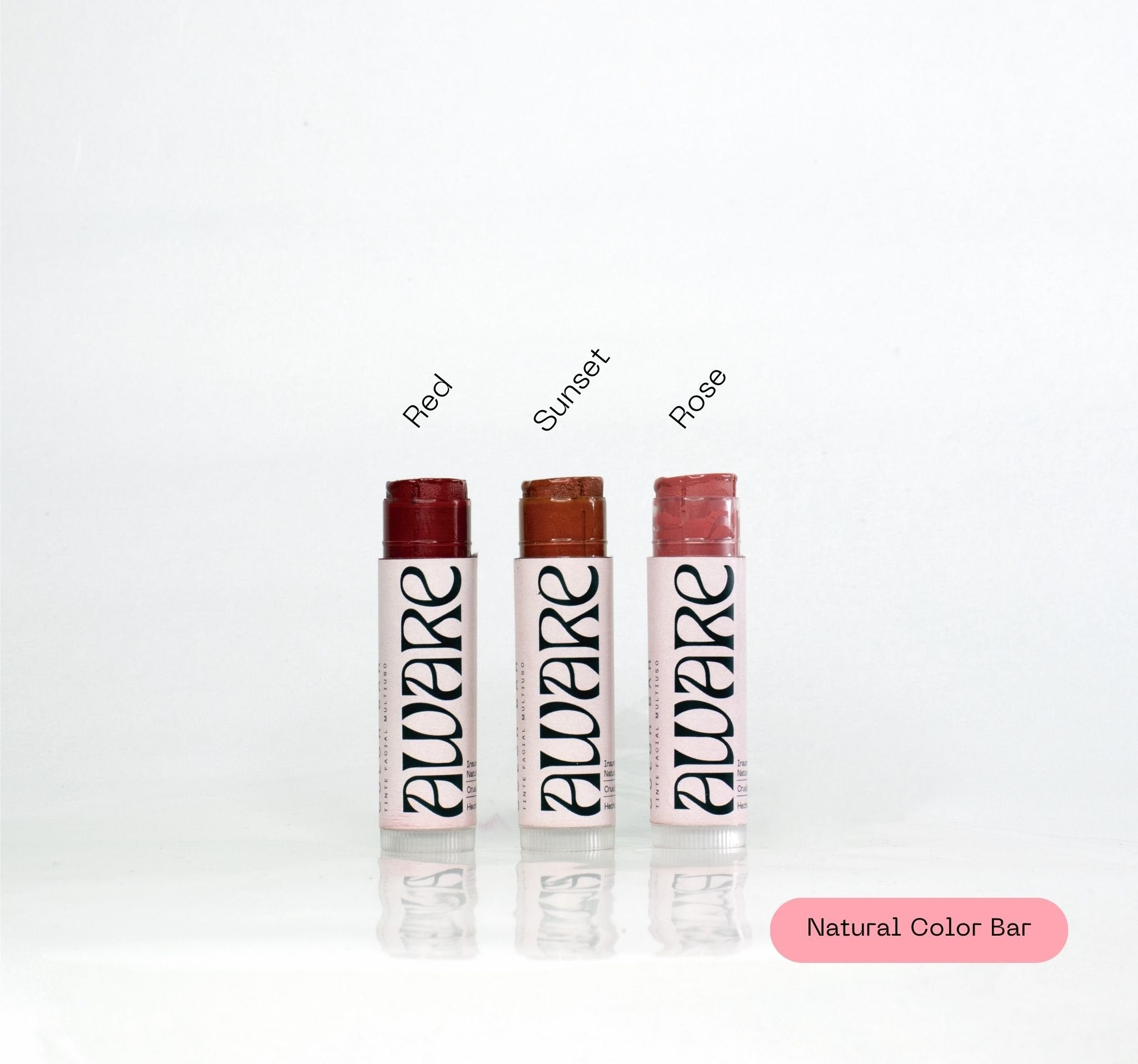 Natural Bar Color Rose 5 grs