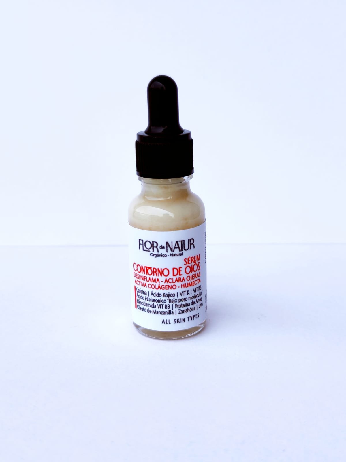 Serum contorno de ojos "sin lágrimas” ph balanceado 20 ml