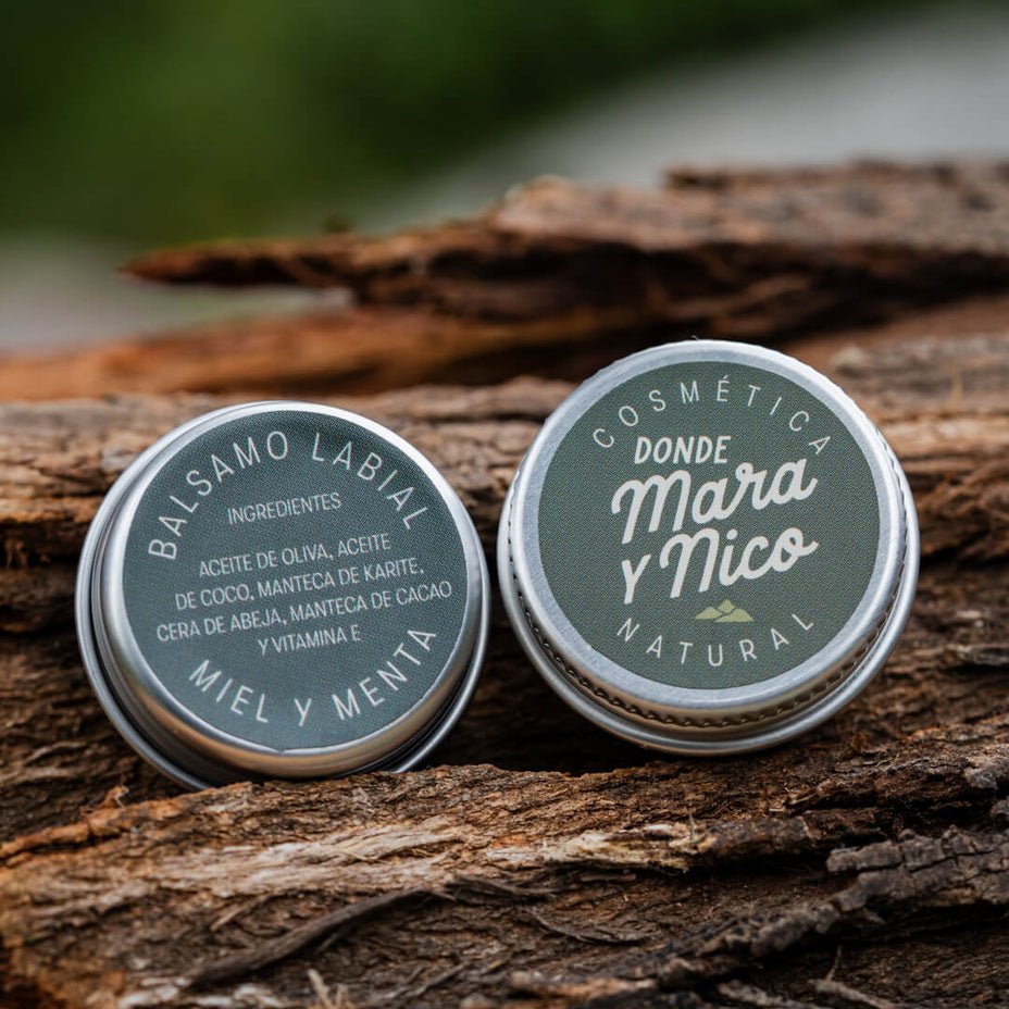 Bálsamo labial miel y menta - 10 gr