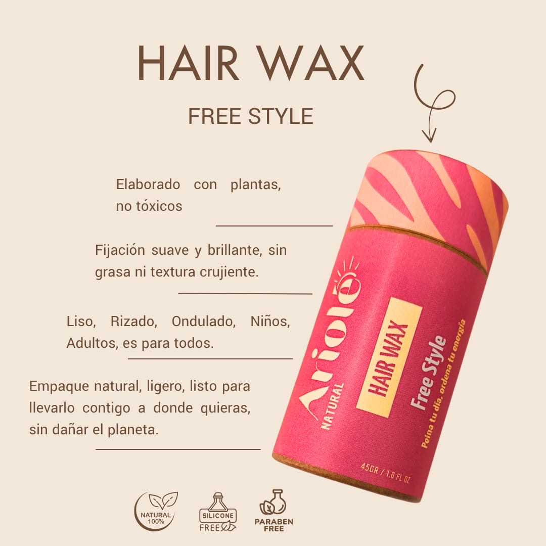 Hair Wax – Cera capilar natural 45 grs