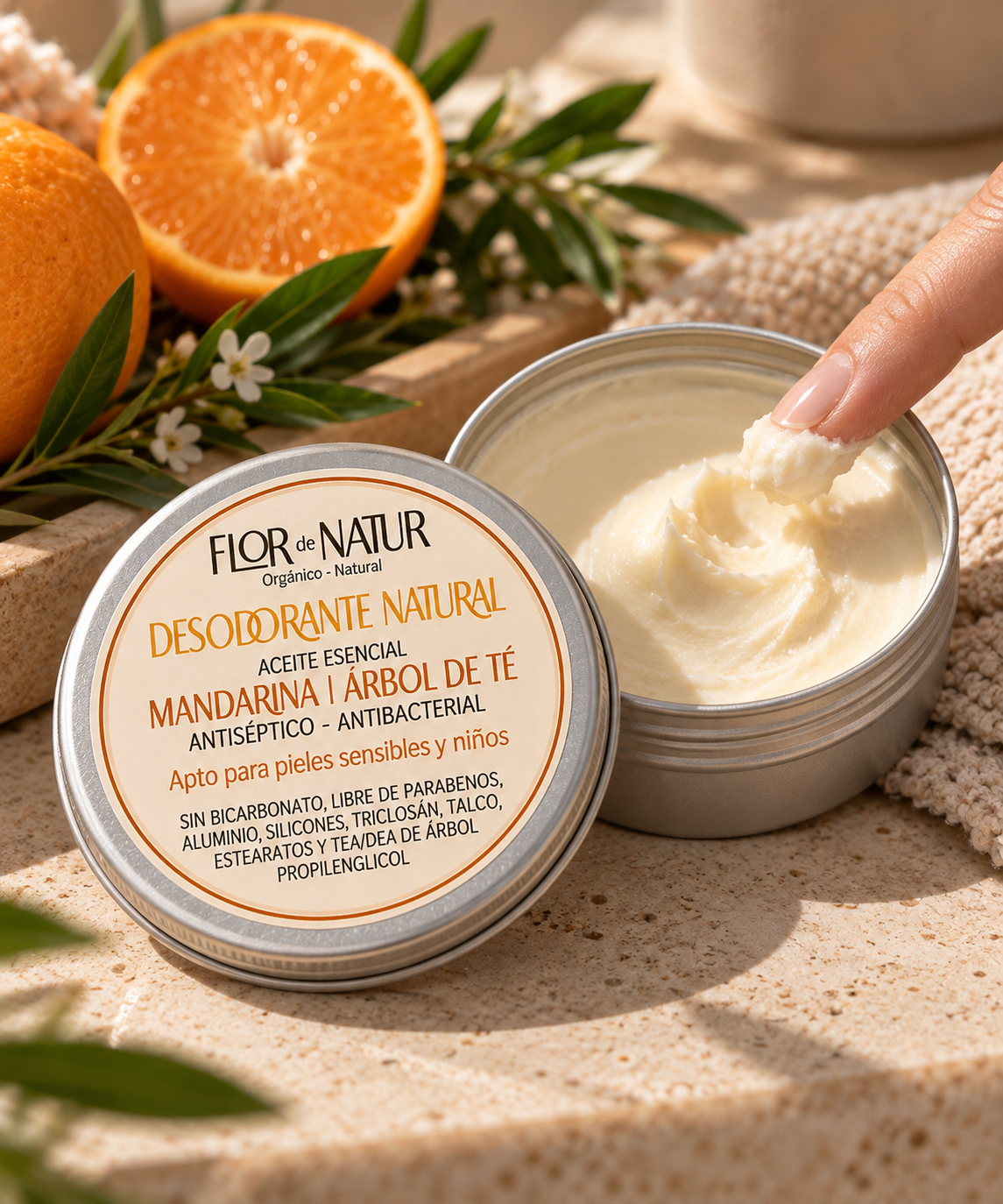 Desodorante en crema árbol de te - 50 grs
