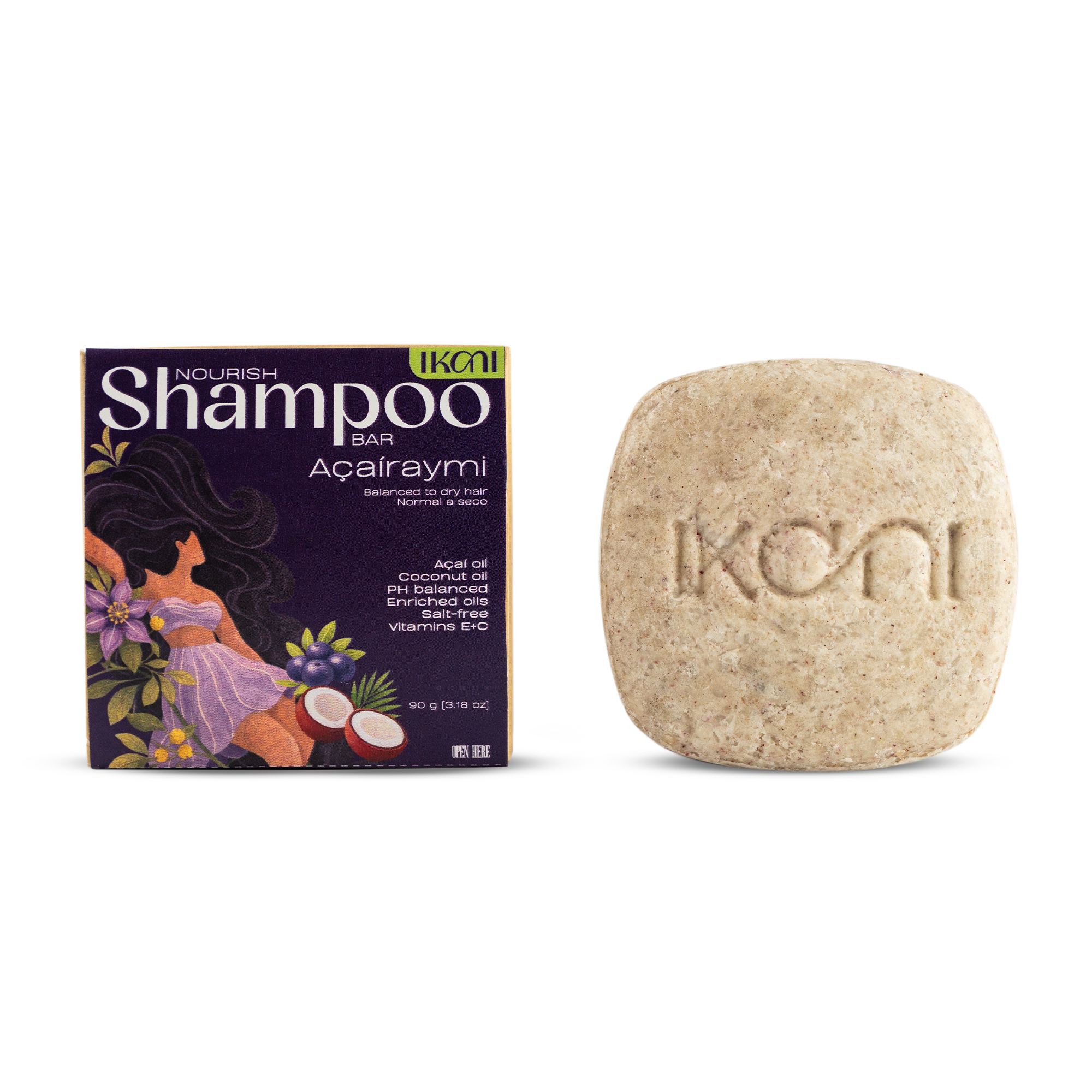 Shampoo Sólido Açairaymi - 90 grs