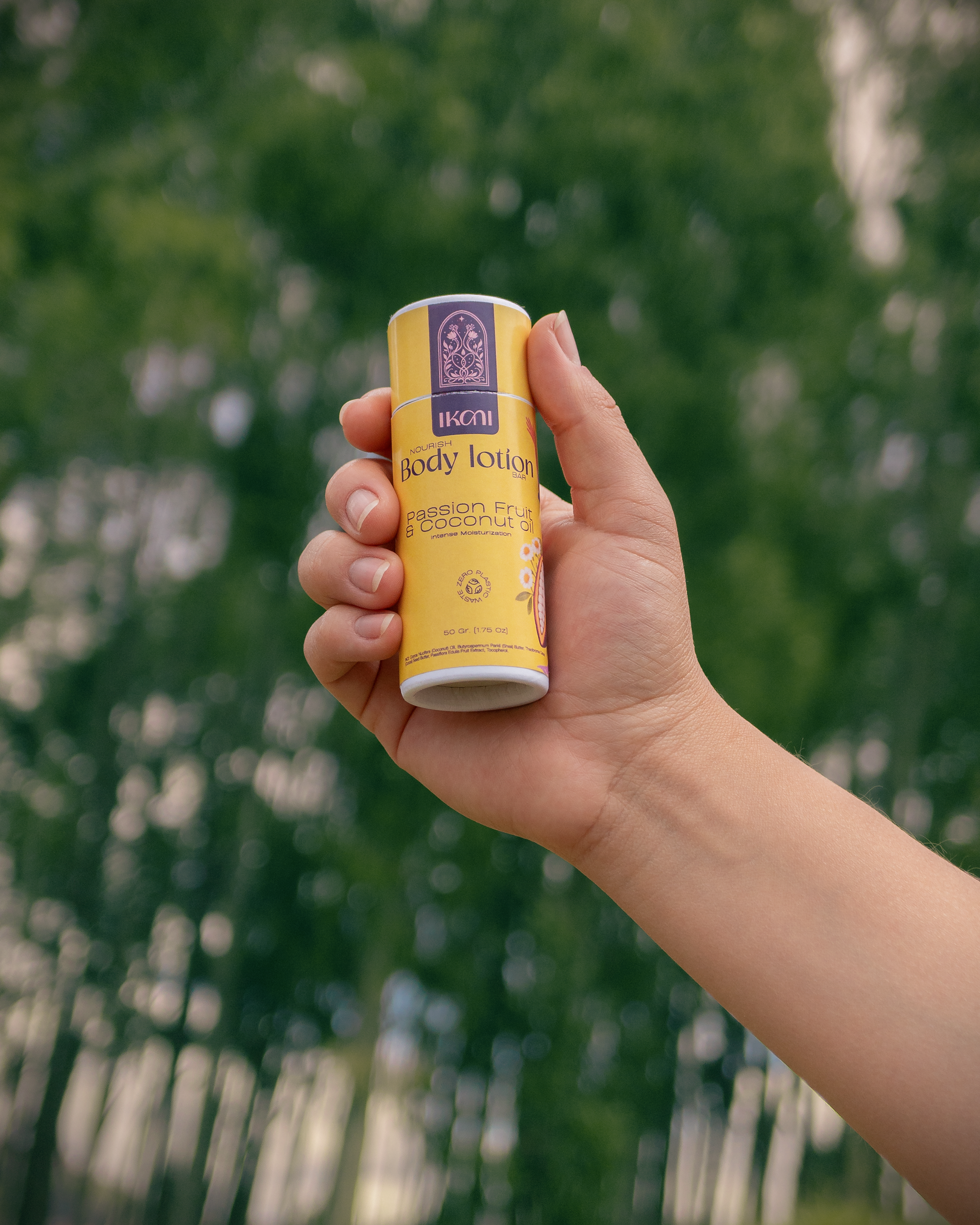Body Lotion Bar Passion Fruit & Coconut Oil - 50 grs