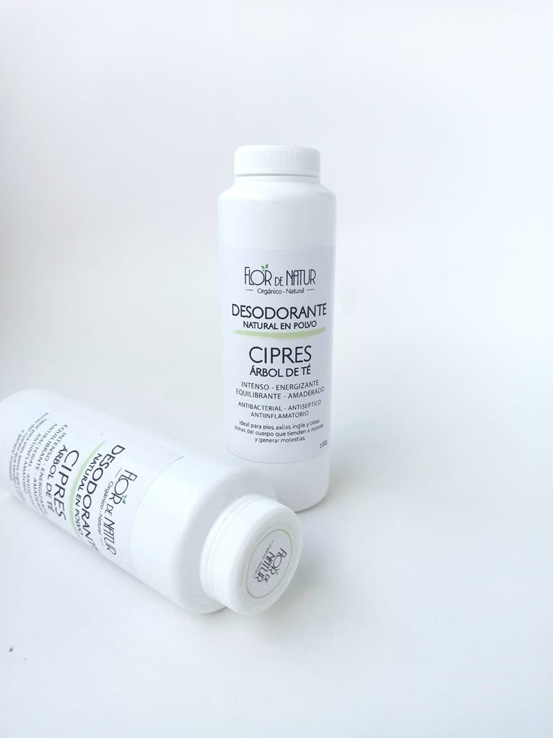 Talco en polvo ciprés  100 grs