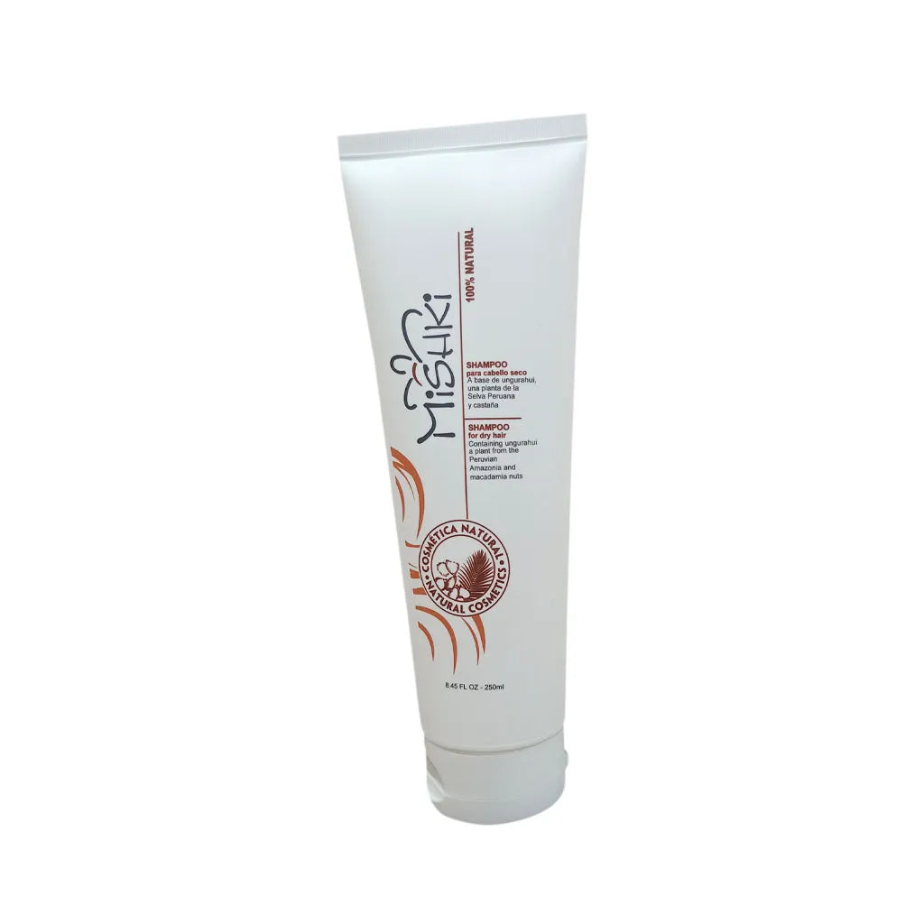 Shampoo a Base de Ungurahui y Castaña para Cabello Seco Mishki 250 ml
