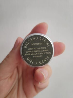 Bálsamo labial miel y menta - Imagen 3